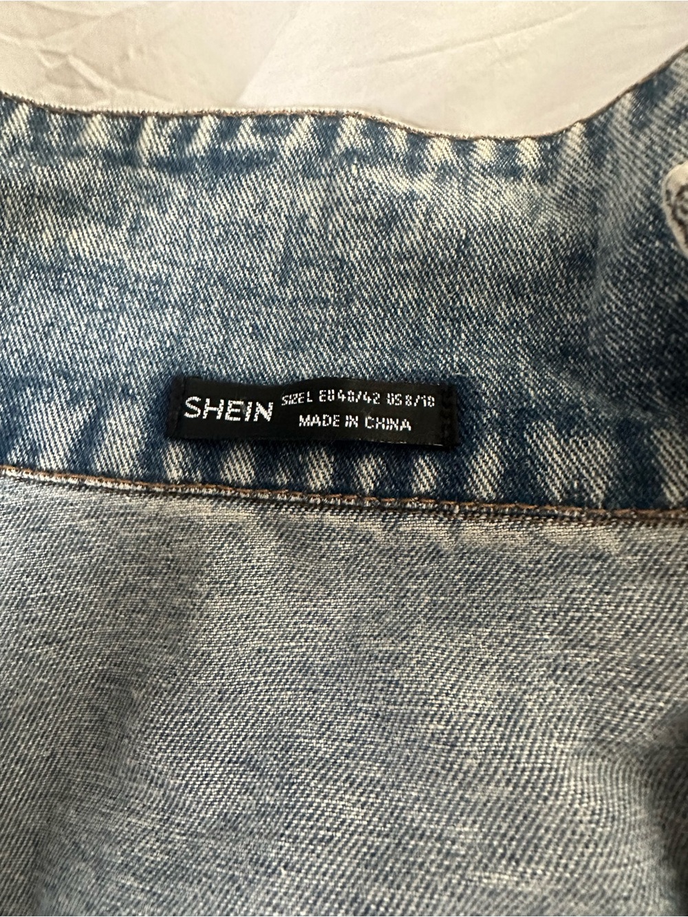 SHEIN Light Blue Denim Jacket - Picture 2 of 2